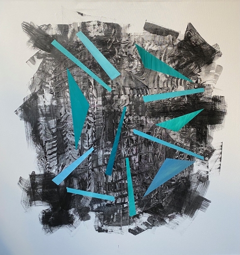 Lori Raffo Magnasco. Sin titulo, 90 x 90 cm