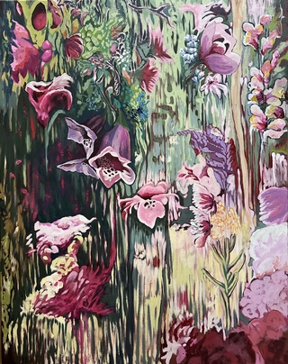 Cecilia Capurro. El jardín, 122 x 96 cm - comprar online