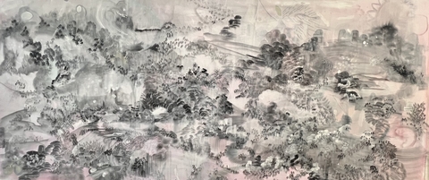 Daniela Ramsfelder. Japón Pop VIII, 100 x 200 cm