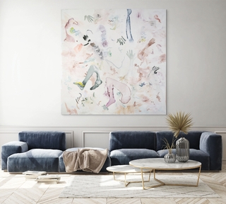 Maria Ferrari Hardoy. Sin titulo, 200 x 200 cm