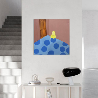 Rosario Lopez Ercoli. Amarillo, 40 x 40 cm
