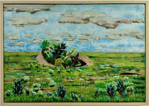 Fernando Brizuela. Intervenciones en el paisaje III, 35 x 45 cm
