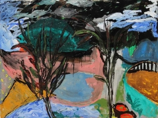 Facundo Maldonado. Paisaje, 150 x 200 cm