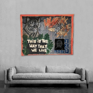 Amador Rojas. The way we live, 140 x 180 cm