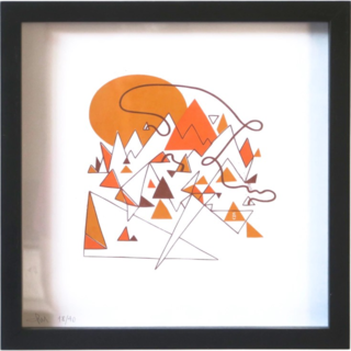 Julian Manzelli. Geográfico, 30 x 30 cm - comprar online
