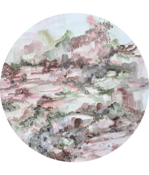 Daniela Ramsfelder. Tondo, 100 cm diámetro - comprar online