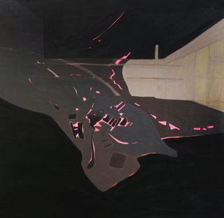 Luciana Levinton. XL (Negro Patagonia), 148 x 145 cm