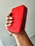 Billetera pocket roja croco - comprar online
