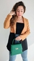 Bronx verde lisa - Bow Bags