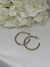 Brinco Argola Plana - Dourado - comprar online