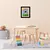 Quadro Porta Retrato Infantil com Desenhos Decorativos - Moldura para Quarto de Bebê ou Infantil na internet