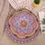 Almofada Redonda para Meditação | Estampada, Confortável e Anatômica – 40cm - comprar online