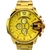 Relogio Masculino Dourado Inox 10bar Resistente a Agua - comprar online