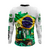 Camiseta Manga Longa Dry Fit com Proteção BR Branco - comprar online