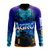 Camiseta Manga Longa Dry Fit com Proteção UV Os Meninos do Agro Azul