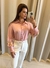 BLUSA SOCIAL C/ BORDADO- rosa
