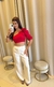 Cropped Analiz- vermelho