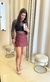 SHORT SAIA COM CINTO- MARSALA