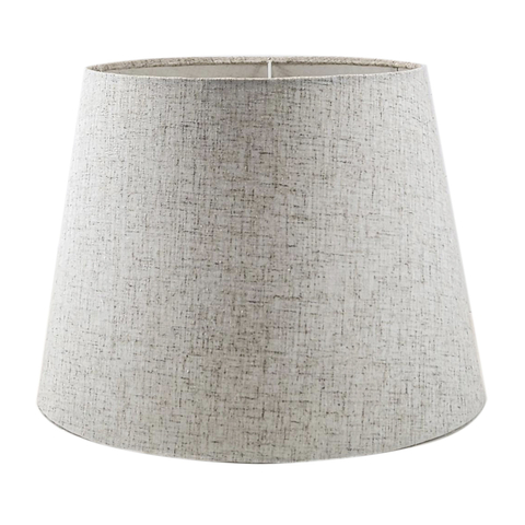 Cúpula Cônica Lisa Voil Linen Natural