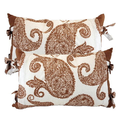 Almofada Decorativa CL Paisley Rusty Amarrada - Rim
