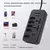 extensão tomada,filtro de linha,extensão elétrica,tomada usb,plug,regua tomad - Drop Tech Brasil