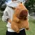 Mochila capivara de pelúcia (vários modelos)
