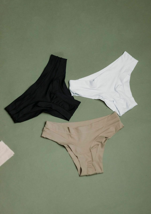 kit Calcinha Modelo Tanga em Fluity I Biquinho Elementar - comprar online