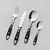Set Cubiertos x 24 Bistro Negro - Volf - comprar online