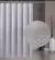 Imagen de Cortina de Baño Anti Hongos Diamante City Blanco