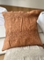 Almohadon Tusor Waffle Terracota 60x60 en internet