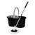 Balde Trapeador Centrifugo 360° + cabo acero inoxidable estensible 1,26cms + 2 mopas - comprar online
