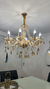 Lustre Candelabro Cristal Legitimo 6 Braços 110v/220v na internet