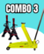 COMBO 3 / CRIQUET DE GRAN ELEVACION + PAR DE CABALLETES DOBLE TRABA