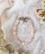 PULSERA SANACIÓN CON CUARZO ROSA Y PERLA DE RÍO - comprar online