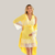 Brilhante Robe Curto Manga Longa Maternidade Cetim - comprar online