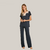 Marina Pijama Longo Manga Curta Malha Mist - comprar online