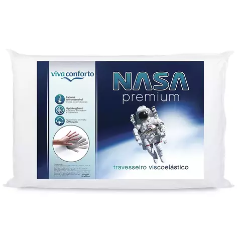 Travesseiro Nasa Conforto - Altura 10 cm