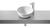 Bacha Bol Roca - Apoyo - 42cm Diametro X 23cm Alto Blanco
