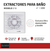Extractor De Aire Clever Latyn Baño 4 100mm Blanco 310 - comprar online