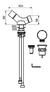 Griferia Bidet Monocomando Fv Clip Negro 0189/n4 Fb - comprar online