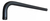 Brazo Para Flor Ducha Curvo 90° 40cm Negro C/roseta