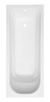 Bañera Acrilico Piazza Esmaltada 150x70x36 Rect Para Embutir - comprar online