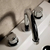 Juego Griferia Baño Set Completo Blanco Cromo Hydros Viva Ah - comprar online