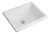 Bacha De Baño Sobre Mesada Deca L1061 Blanco Brillante 40.5cm X 56.5cm 15.5cm De Alto