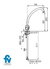Griferia Fv Radal Cocina Mesada Cromada 410/c7 Acabado Cromado Color Plateado - comprar online