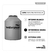 Tanque De Agua Tricapa Vertical Gris 850 Lt Waterplast - comprar online