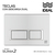 Tecla Baño Dual Melodia Blanca Suma 2 Ideal 80110 en internet