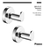 Accesorios Baño Kit Juego Piazza Sensus 6 Piezas Acero Inox - Broncesur