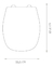 Tapa Asiento Inodoro Ariel Monaco Laqueada 209-p - Broncesur