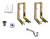 Kit Roca Suspendido Colgar Inodoro Bidet Completo Gap Hall